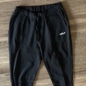 GOLFWANG unisex black sweatpants